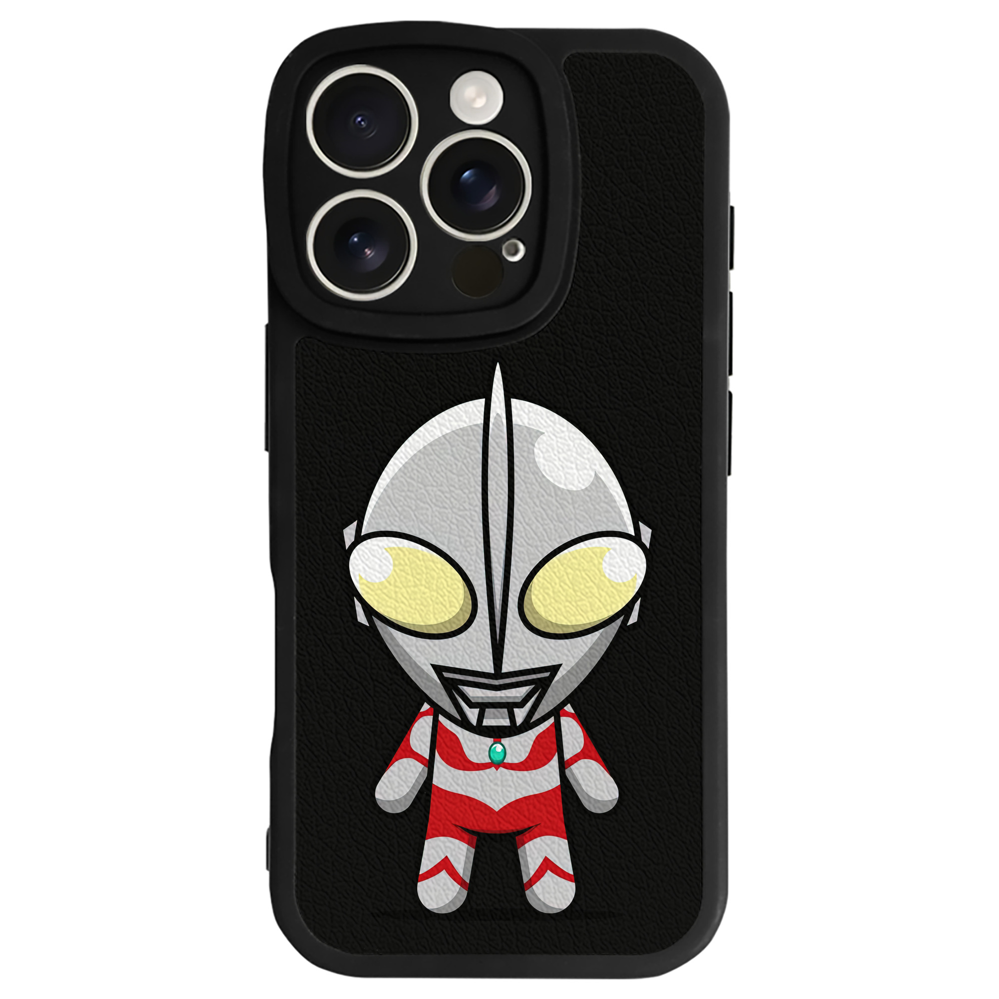 （画像用） ウルトラマン Ultraman 【iPhone 16シリーズ対応】シリコンスマホケース（レザー調） 材質：シリコン